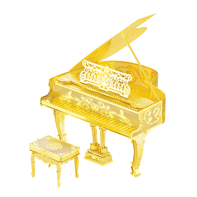 三角架钢琴(金色)