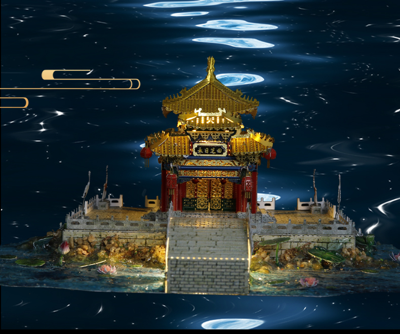 J42212 方壶胜境迎薰亭/涌金桥(图5)